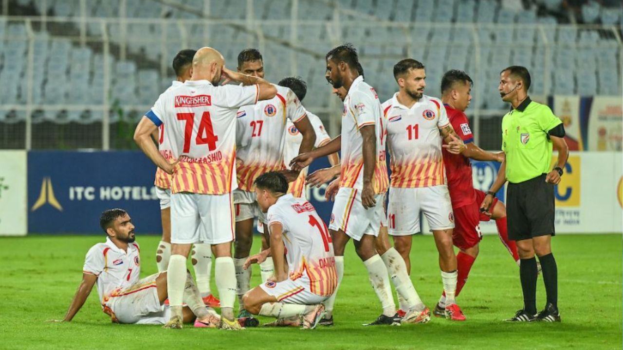 PV Vishnu header sends East Bengal FC into Durand Cup semifinals East Bengal (Pic: Durand Cup)