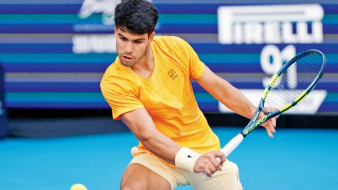 Defending champion Carlos Alcaraz returns at US Open following wrist injury Carlo Ancelotti (File pic)