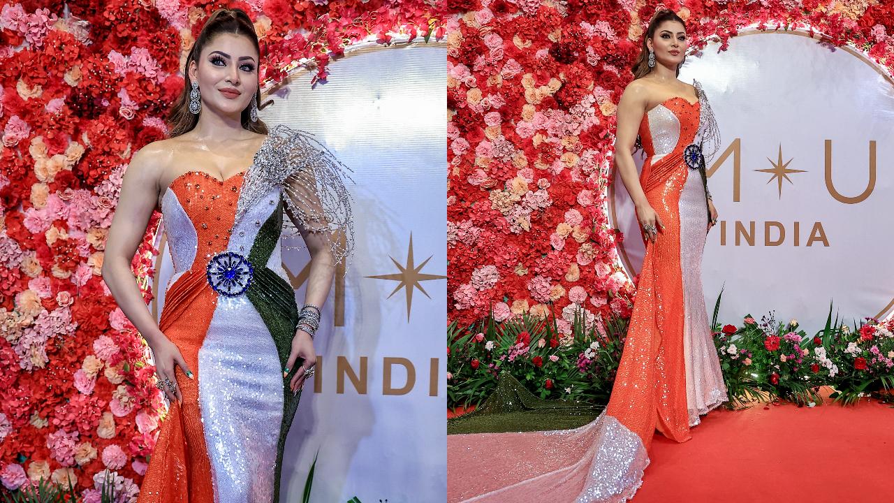 Urvashi Rautela. Pics via PTI