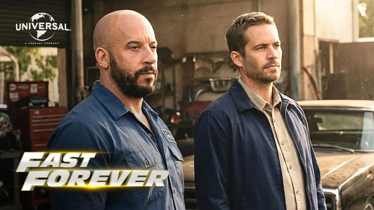Fast Forever: Vin Diesel's emotional reaction to Dominic Toretto’s final chapter Fast Forever. Pic via YouTube