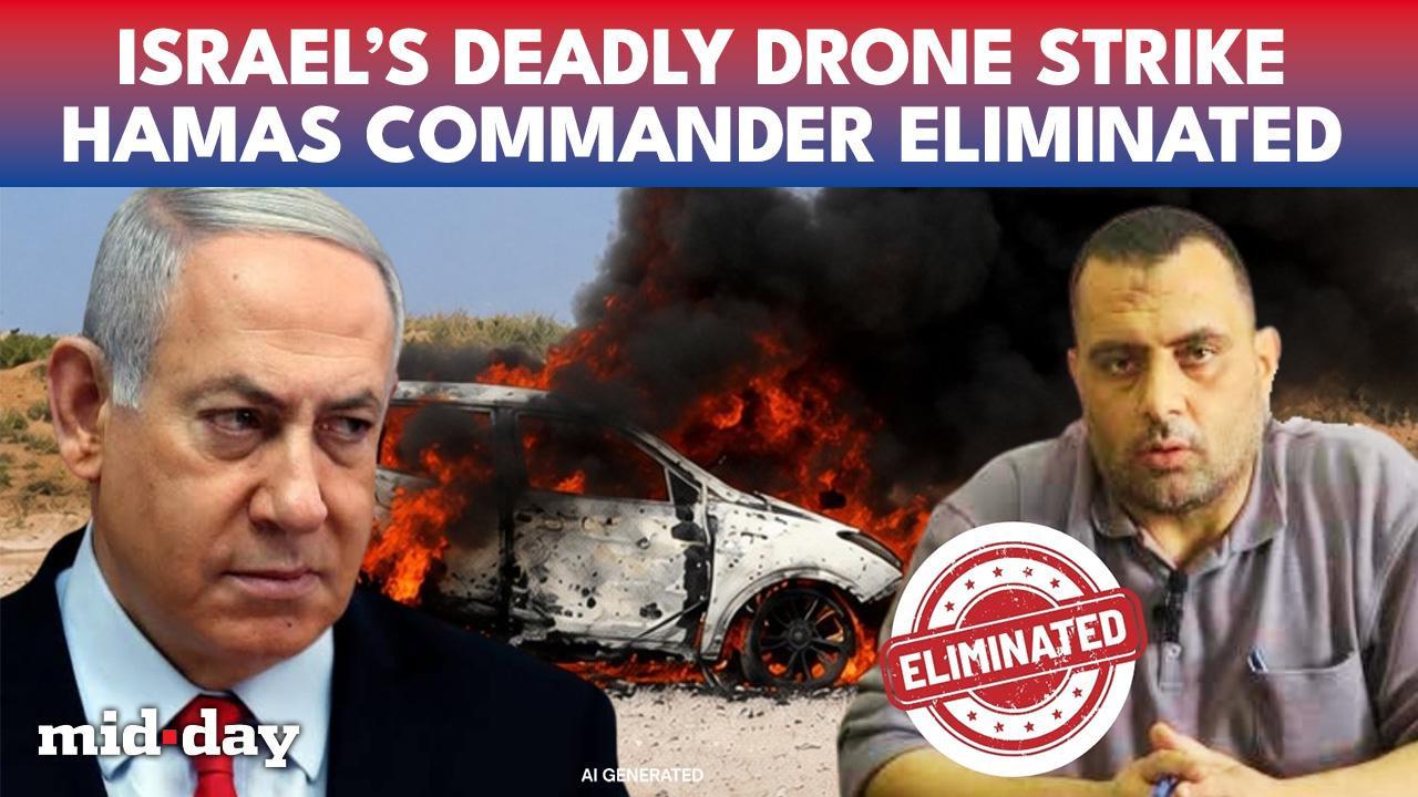 On Cam: Oct 7 Hamas commander killed, car blows up in flames