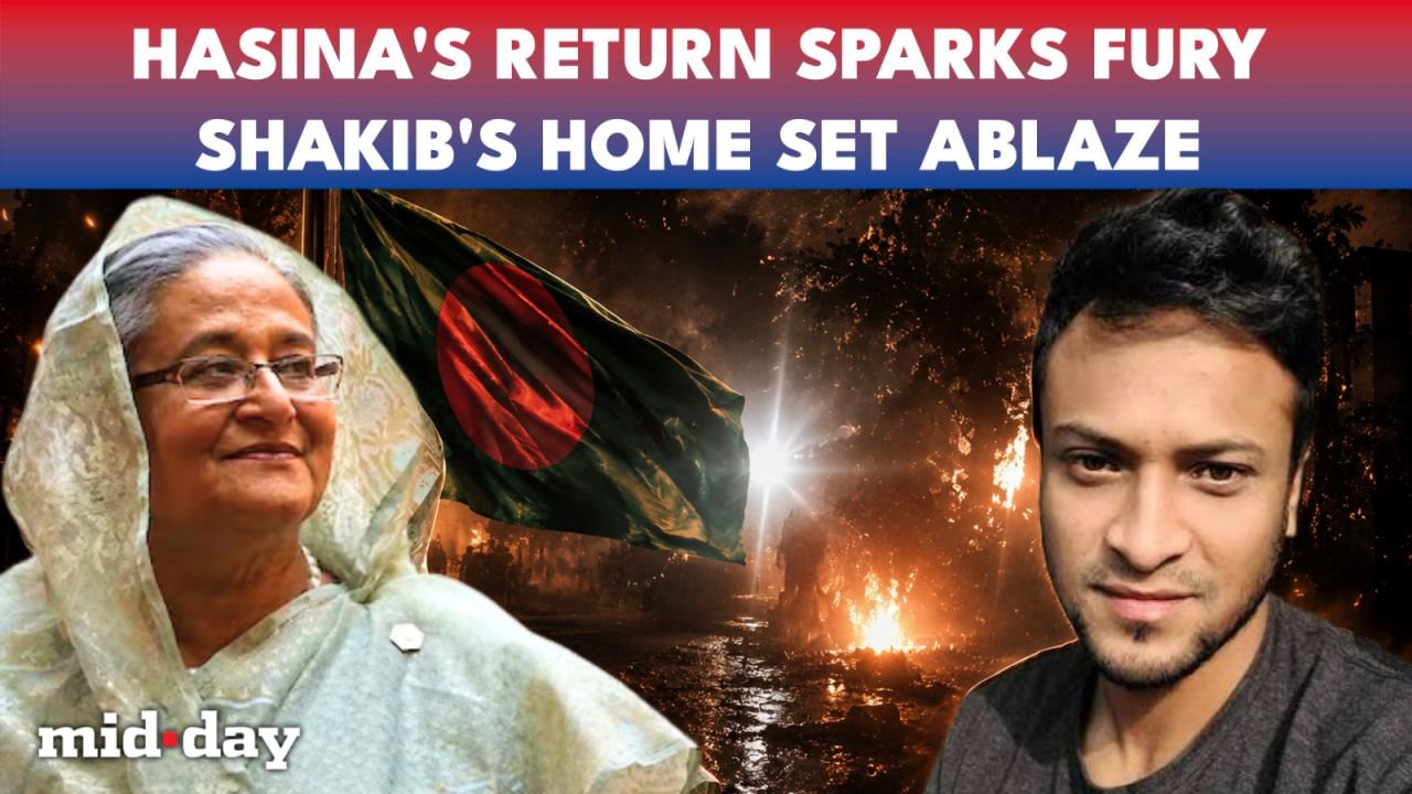 Hasina’s Return Bid Sparks Fresh Unrest; Shakib Al Hasan’s House Attacked