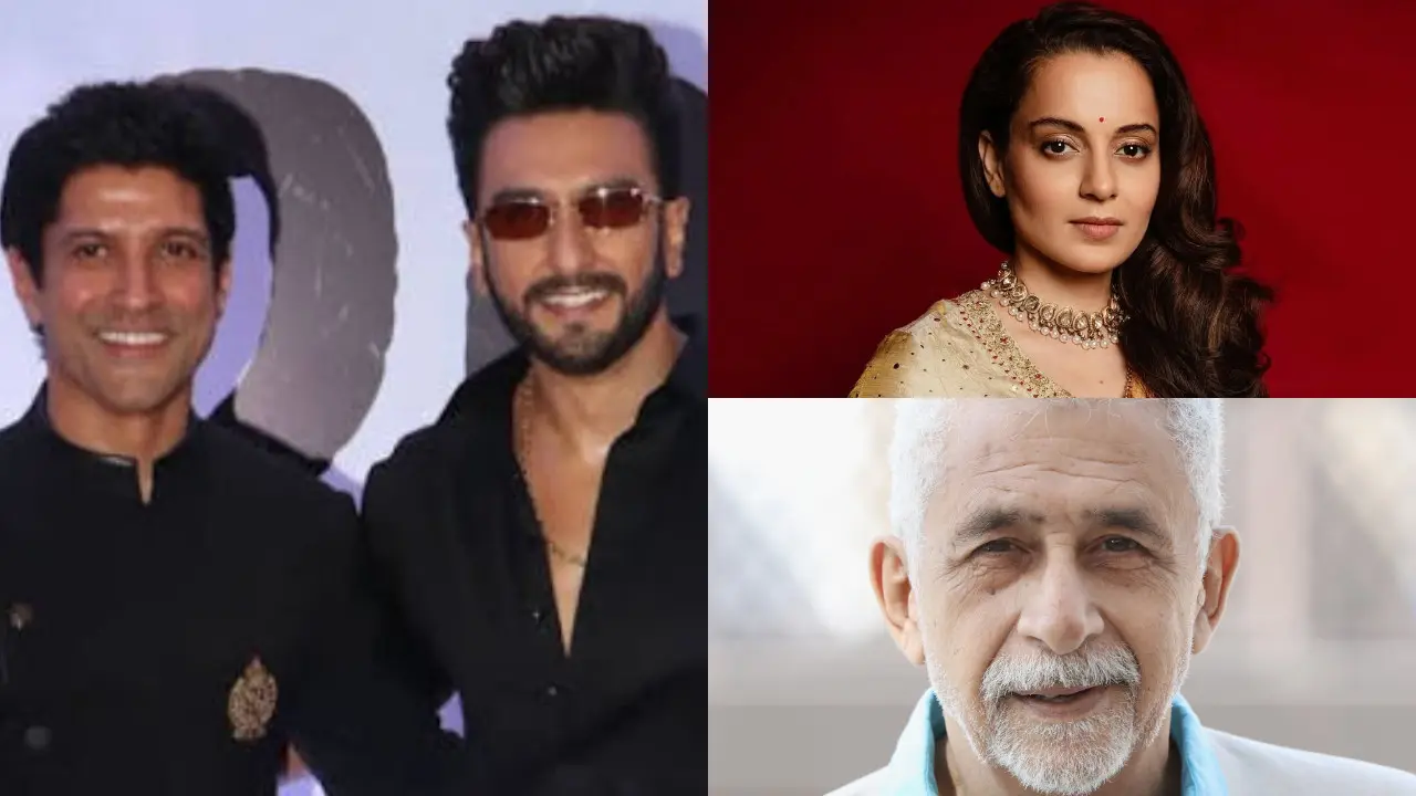 Ent Top Stories: Farhan's dig at Ranveer; Kangana calls Naseeruddin Shah a fox Entertainment Top Stories
