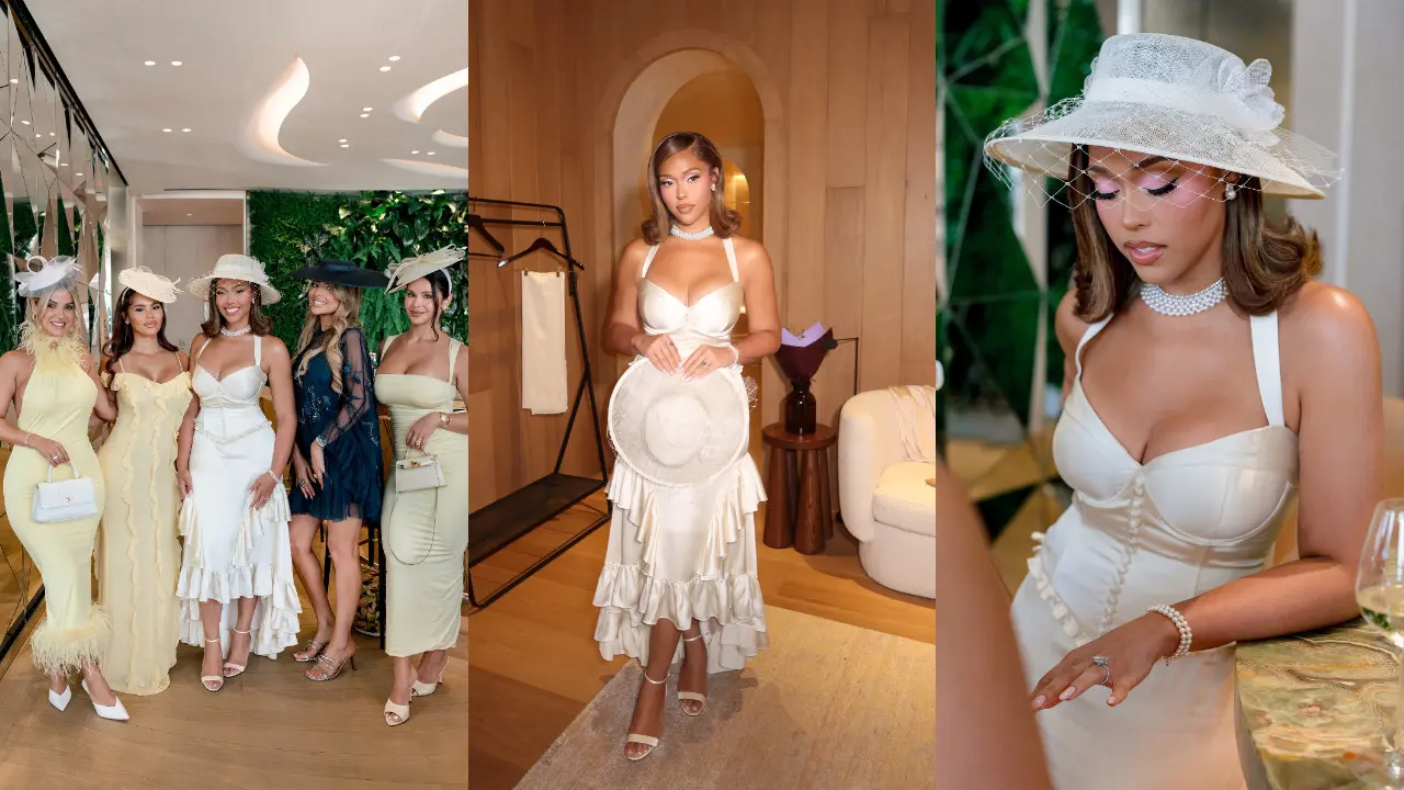 Jordy Woods bridal tea. Pics via Instagram Jordy Woods bridal tea. Pics via Instagram