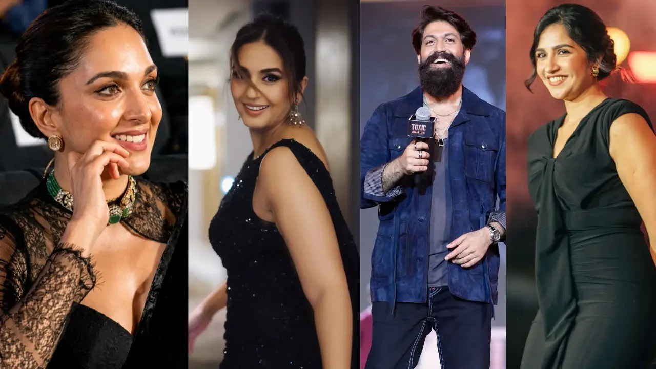 Toxic cast add glam at Hyderabad event (Pictures via Instagram)