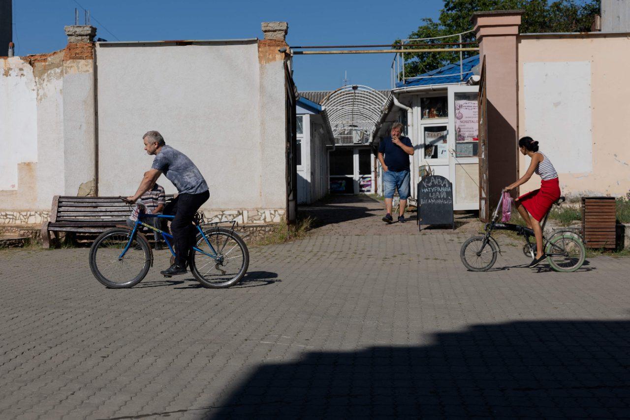 A damaged apartment building is pictured after the latest wave of Russian drone attacks A damaged apartment building is pictured after the latest wave of Russian drone attacks
