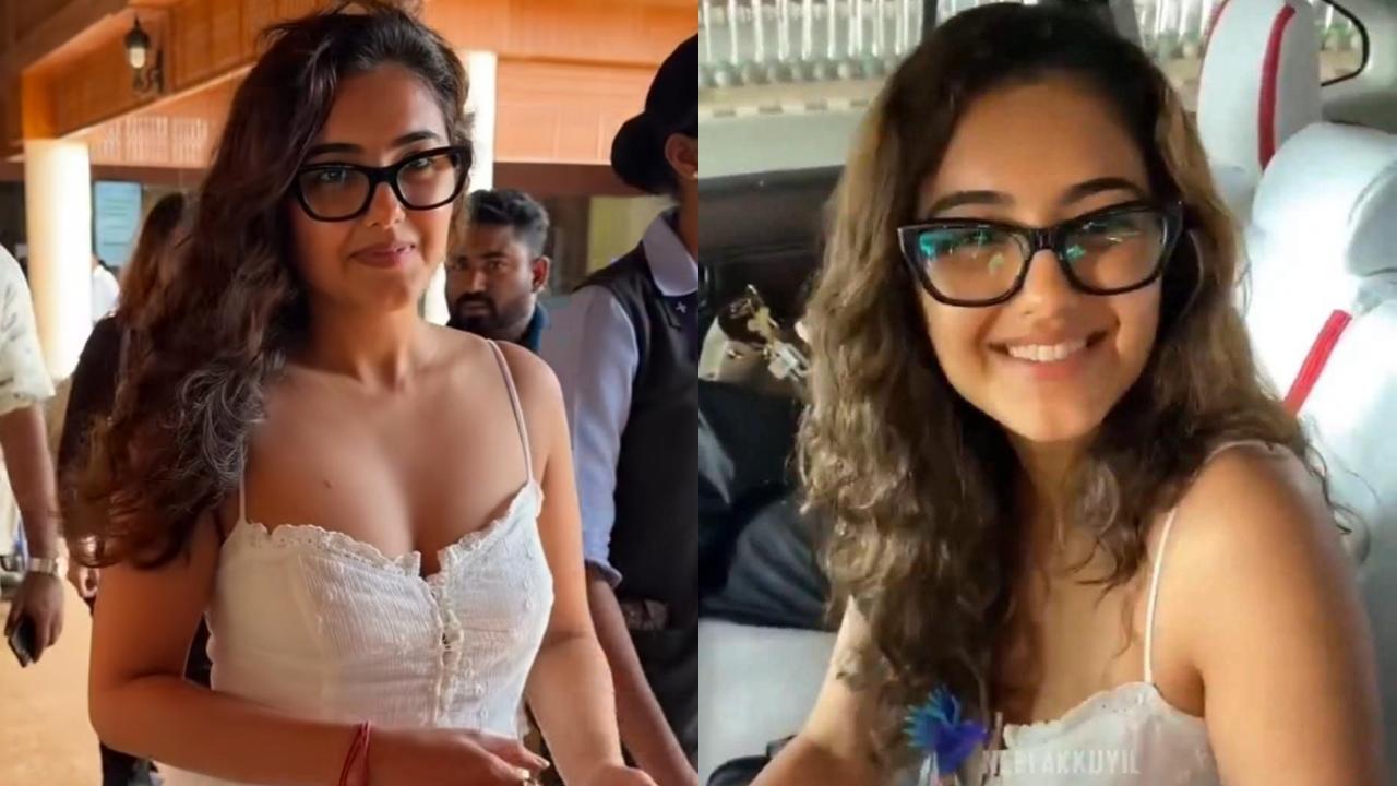 'Do you like beef?': Vegetarian actor Malvika Sharma shocked by reporter's question in viral video Malvika Sharma (Pics/X)