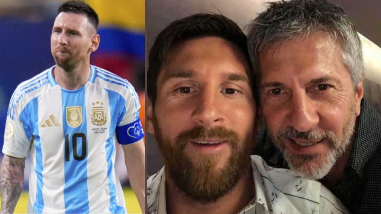 Lionel Messi and his dad Jorge Messi (Pic: Instagram/Messi)