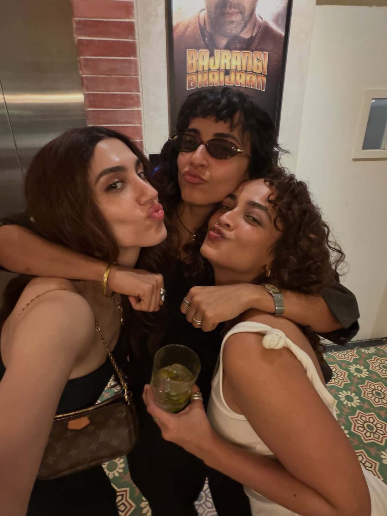 Its a pouty affair: Ruhee Dosani and Delbar Arya go for a pouty click at the party Its a pouty affair: Ruhee Dosani and Delbar Arya go for a pouty click at the party