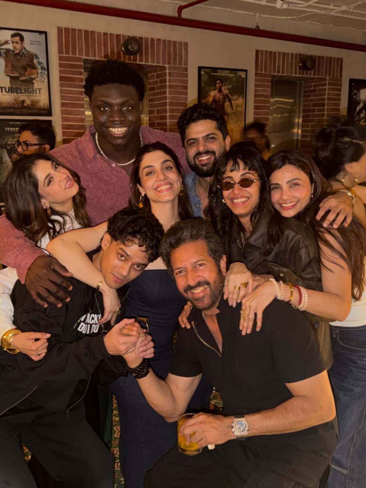 Party has just begun with these happy faces who shall soon break the dance floor Party has just begun with these happy faces who shall soon break the dance floor
