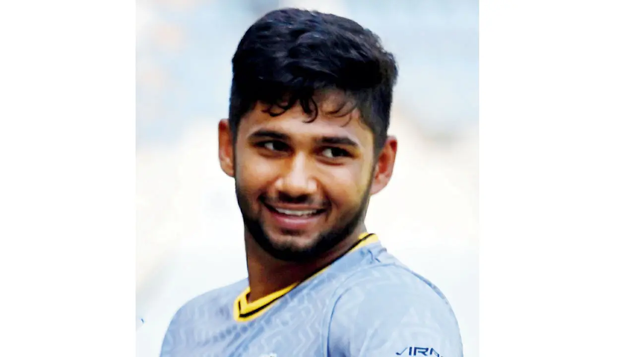 Duleep Trophy | 'We will chase this target easily...': West Zone's Musheer Khan Musheer Khan. Pic/Atul Kamble