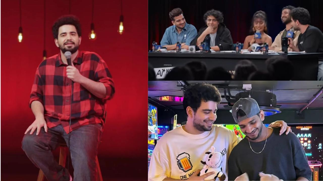 'Now say something': Samay Raina puts Munawar Faruqui in a fix over Kashmiri Pandit exodus remark on India's Got Latent 2 Samay Raina, Munawar Faruqui, India's Got Latent Panel (Pictures via X)