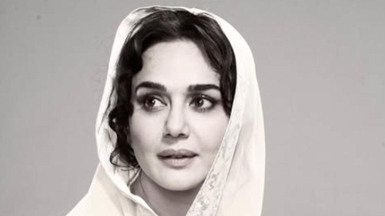Preity Zinta shares a photo of her look test for the film