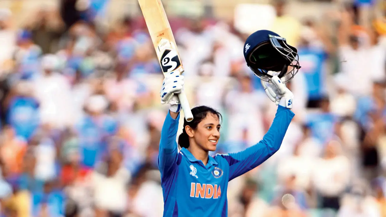 Bend it like Smriti Mandhana Smriti Mandhana. File pics/Atul Kamble, PTI