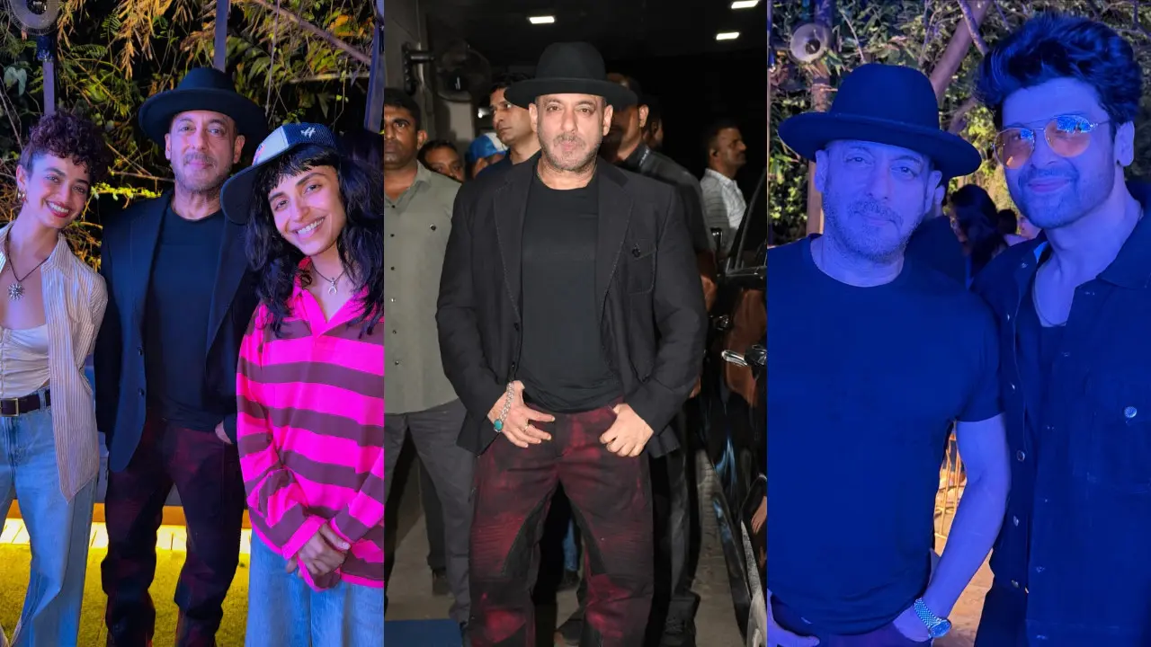 In Pics! Salman Khan brings rockstar energy to Sohail Khan's Alliance party Salman Khan with Ruhee Dosani and Kushal Tandon at Sohail Khan's Alliance party. Pics via Instagram