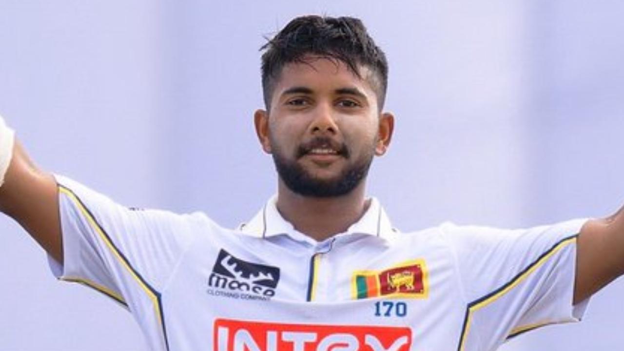 IND vs SL 1st Test: Sonal Dinusha continues to show skills; Sri Lanka reach 175 runs at lunch on Day 5 Sonal Dinusha (Pic: X/@OfficialSLC)