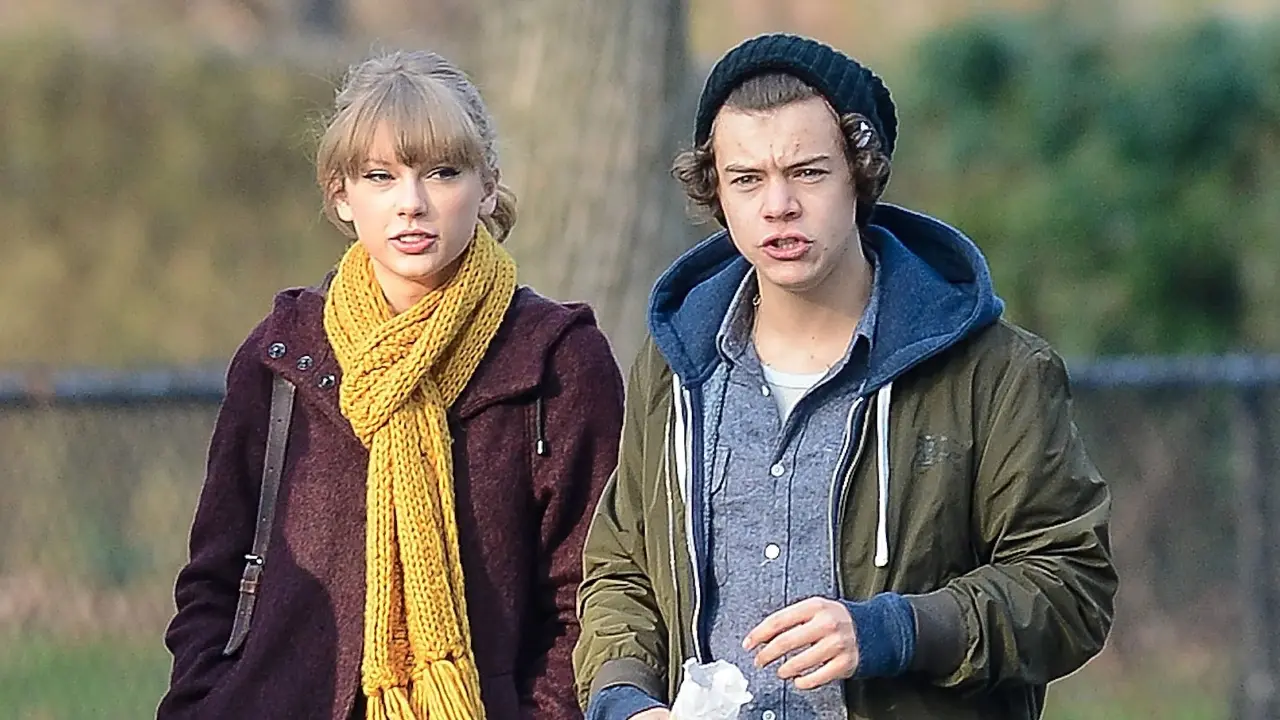 Taylor Swift and Harry Styles. Pic via X
