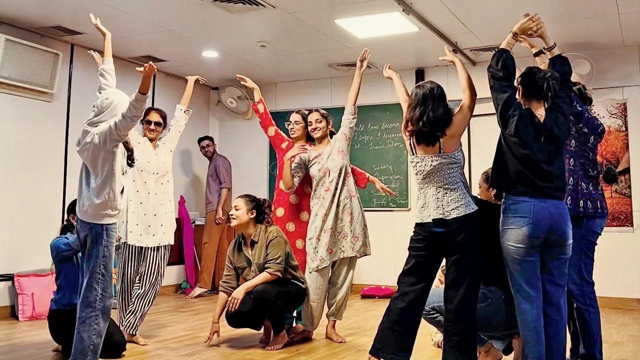 Saturday
Breathe easyShake the week’s stress off and reconnect with your body through gentle dance, movement and play. Guided by dance and drama therapist Samiksha Gairola, this session is open for all.
Time 11 amAt Bohemiso Wellness Studio, Prateik Plaza, SV Road, Goregaon West. Call 9760074297 Entry Revealed on request Saturday
Breathe easyShake the week’s stress off and reconnect with your body through gentle dance, movement and play. Guided by dance and drama therapist Samiksha Gairola, this session is open for all.
Time 11 amAt Bohemiso Wellness Studio, Prateik Plaza, SV Road, Goregaon West. Call 9760074297 Entry Revealed on request