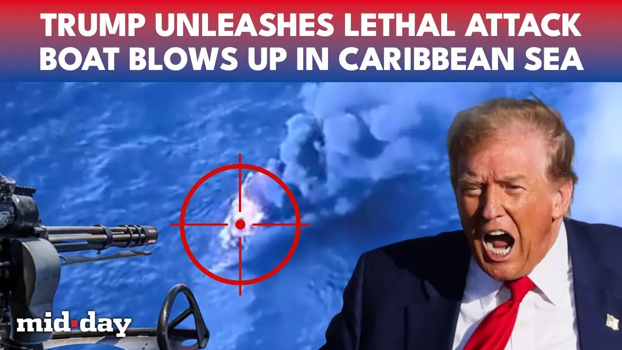 On cam: US military POUNDS small boat, 4 killed in Caribbean