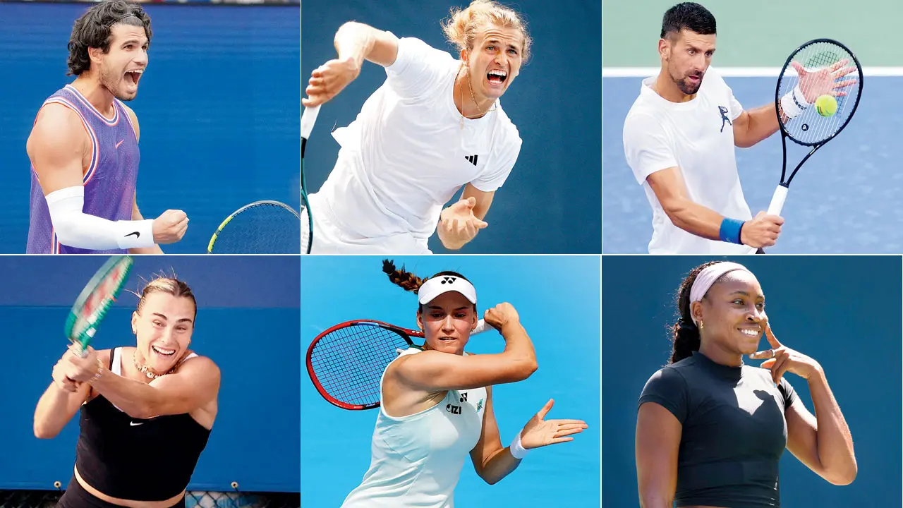 US Open: Here are the contenders for the men’s and women’s singles titles Carlos Alcaraz, Alexander Zverev, Novak Djokovic, Aryna Sabalenka, Elena Rybakina and Coco Gauff. Pics/AFP