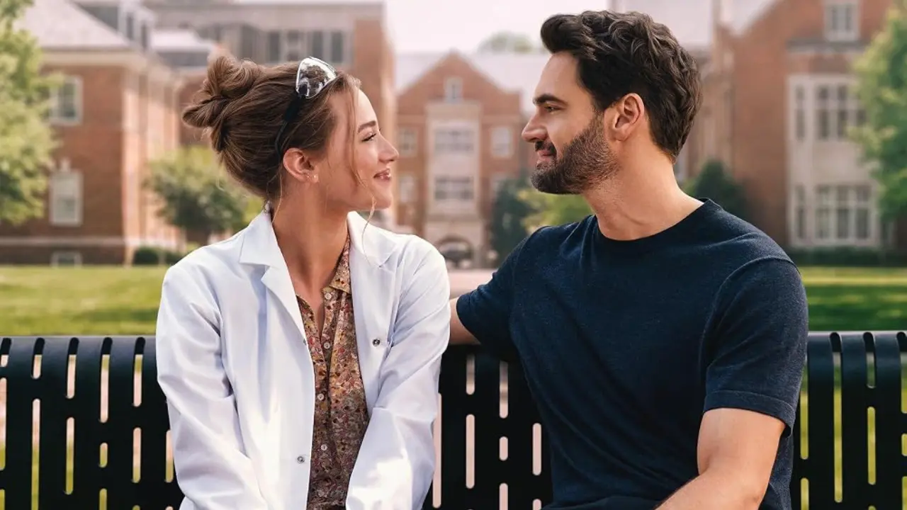 The Love Hypothesis trailer: Can Olive and Adam stick to the rules of fake datin The Love Hypothesis. Pic via IMDb