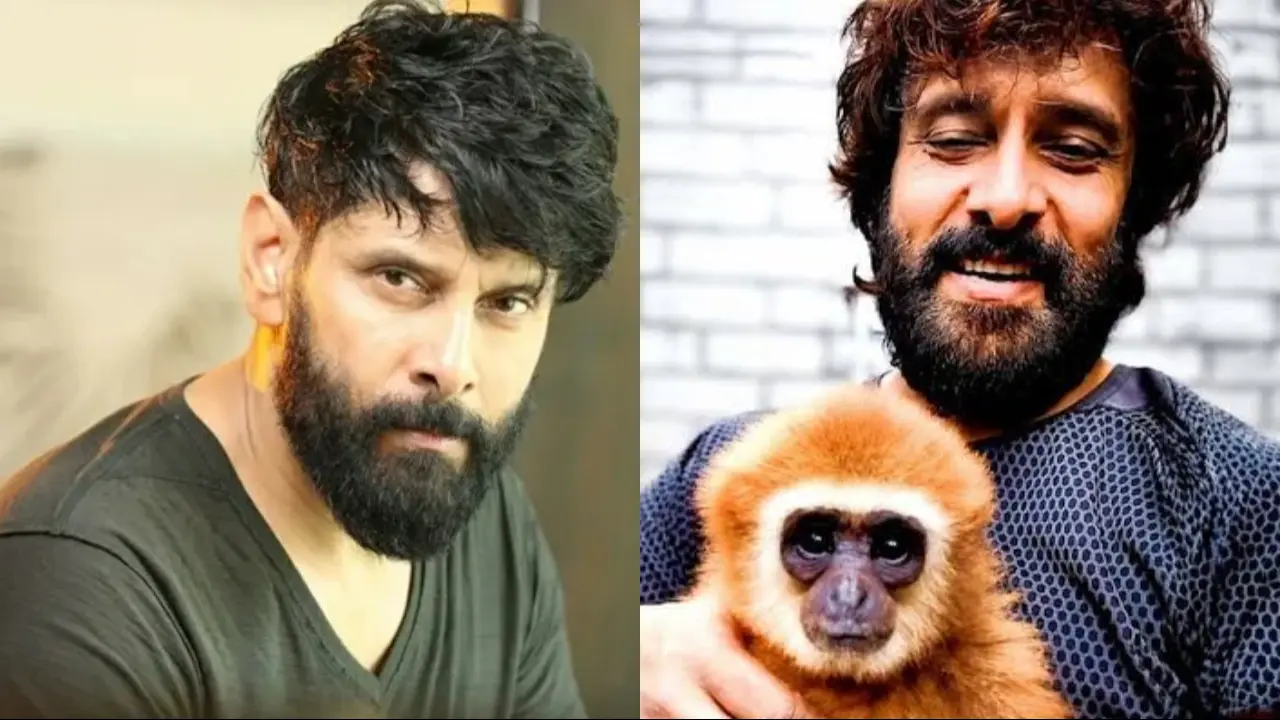 One gibbon dies, two found as probe into Vikram’s video deepens Chiyaan Vikram (Pics/X)