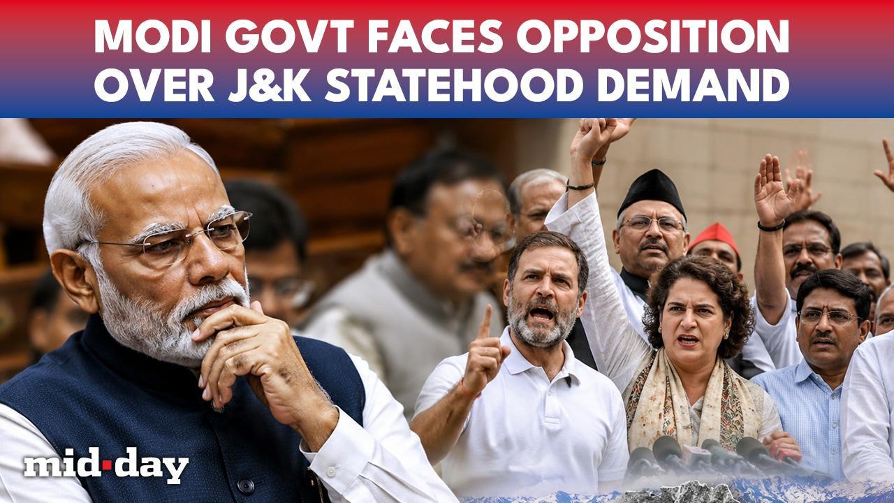 Parliament War Over J&K Statehood; Rahul vs BJP