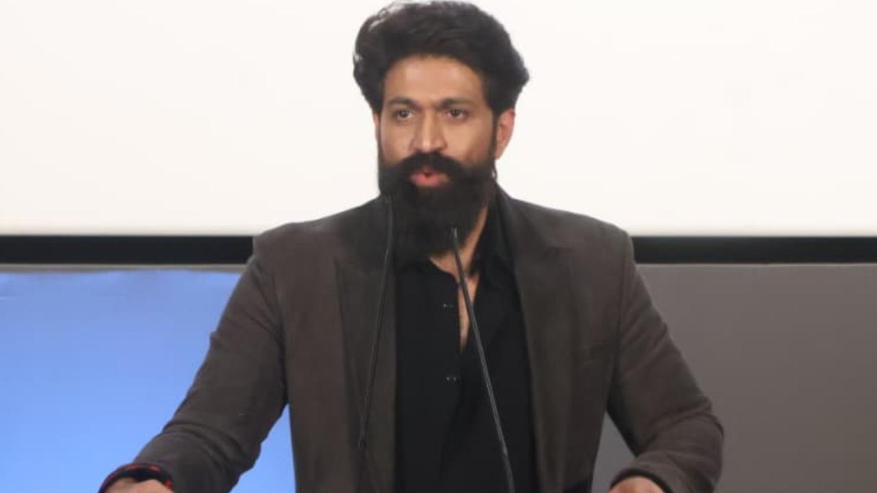 Yash opens up on dealing with criticism at Toxic trailer launch: 'I only see their stupidity' Yash at Toxic trailer launch (Pic/Yogen Shah)