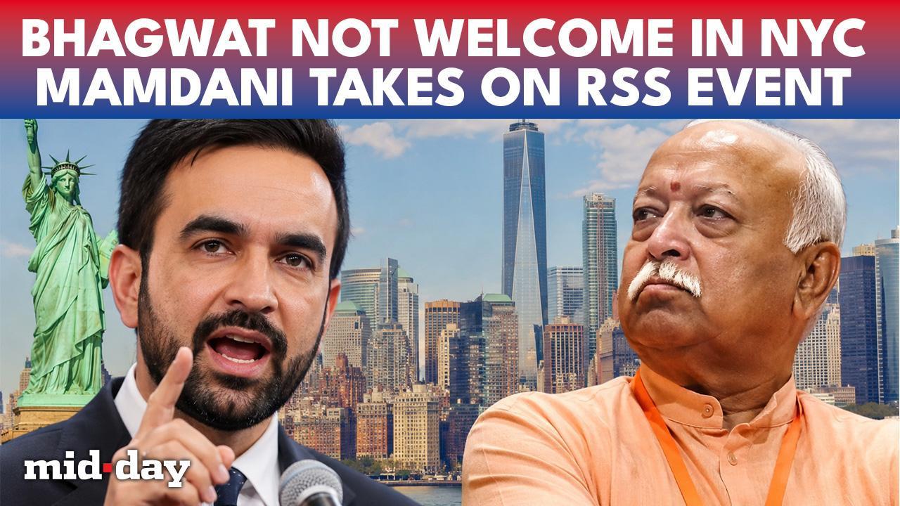 "I Don’t Support:" Zohran Mamdani Speaks Out Against Mohan Bhagwat’s RSS Event