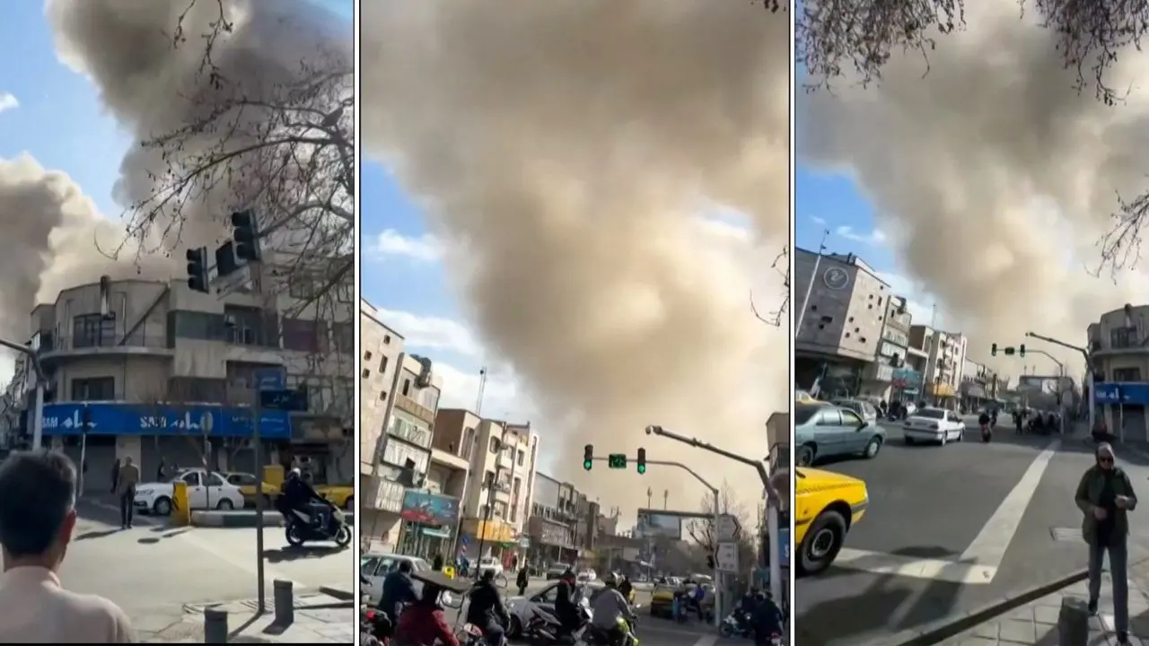 IN PHOTOS: Tehran in flames as US and Israel launch strikes near Khamenei