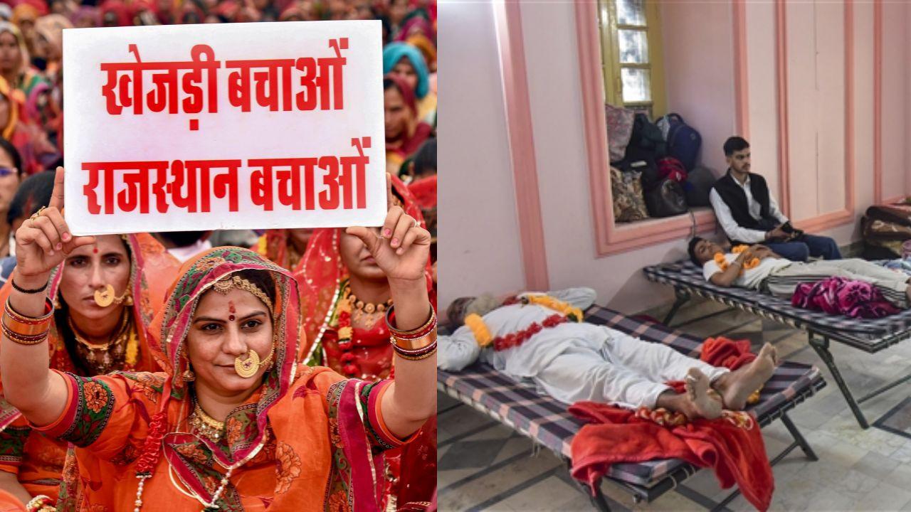 IN PICS: Massive protest in Bikaner as demands to halt Khejri tree felling rise