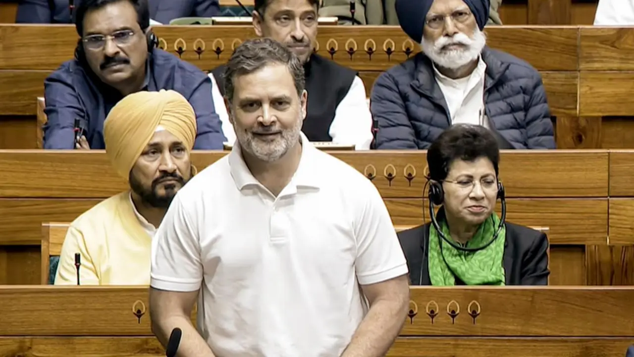 IN PHOTOS: Rahul Gandhi flags global power shift during Budget Sessions 2026, LS