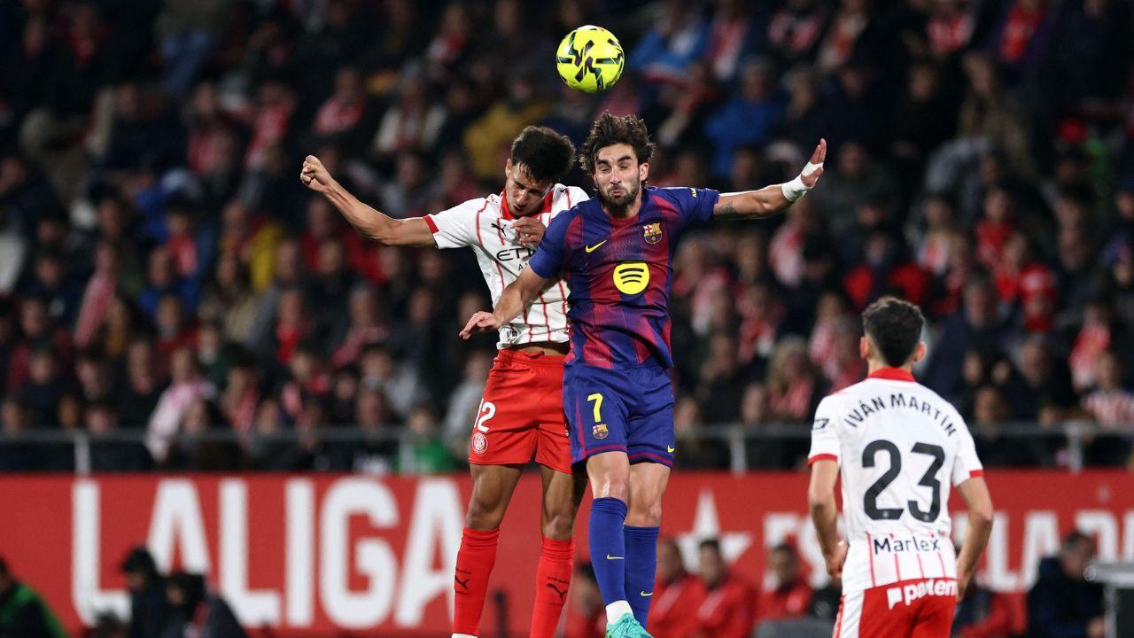Pau Cubarsi's header put Barcelona ahead just before the hour, but Girona hit back almost immediately through Thomas Lemar before Fran Beltran's late strike sealed the comeback