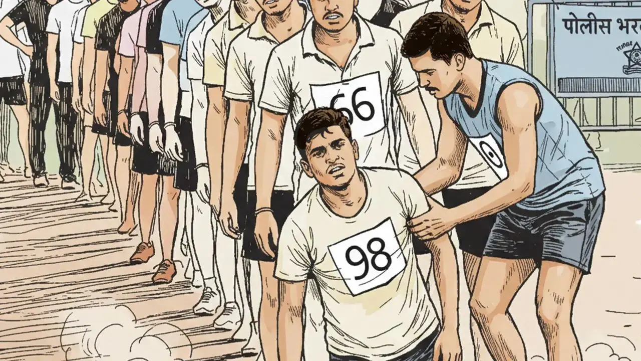 IN PICS: Four aspirants booked for cheating during police recruitment in Marol