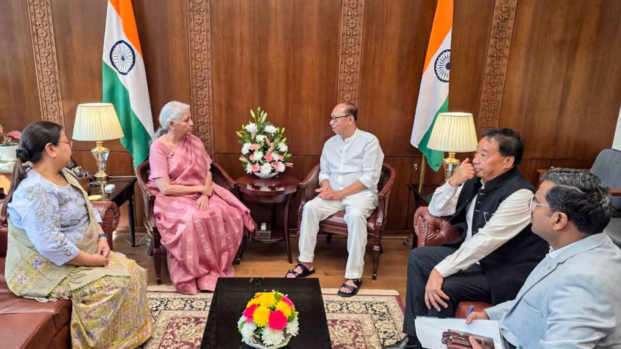 CM Singh also held meetings separately on Monday with Defence Minister Rajnath Singh, Finance Minister Nirmala Sitharaman, and BJP President Nitin Nabin to discuss key issues concerning Manipur.