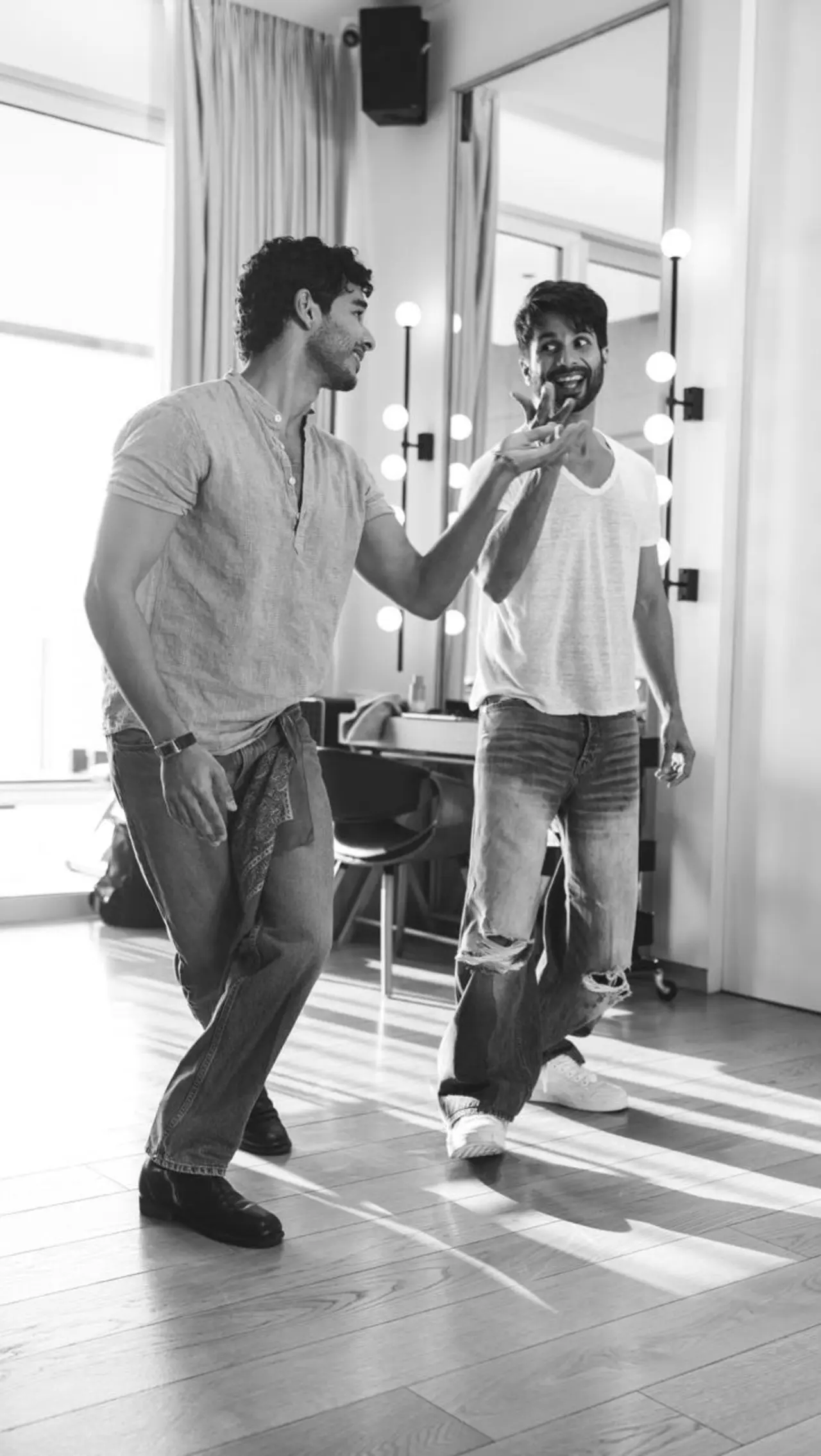 Shahid Kapoor and Ishaan Khatter are half-siblings and brothers for life. They share a fun, dramatic bond and frequently share pics with each other. They are also each other's biggest cheerleader.