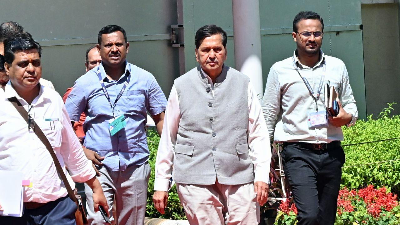 Cabinet Minister of Skill Development Mangal Prabhat Lodha arrives, emphasizing the government’s focus on employment and training initiatives