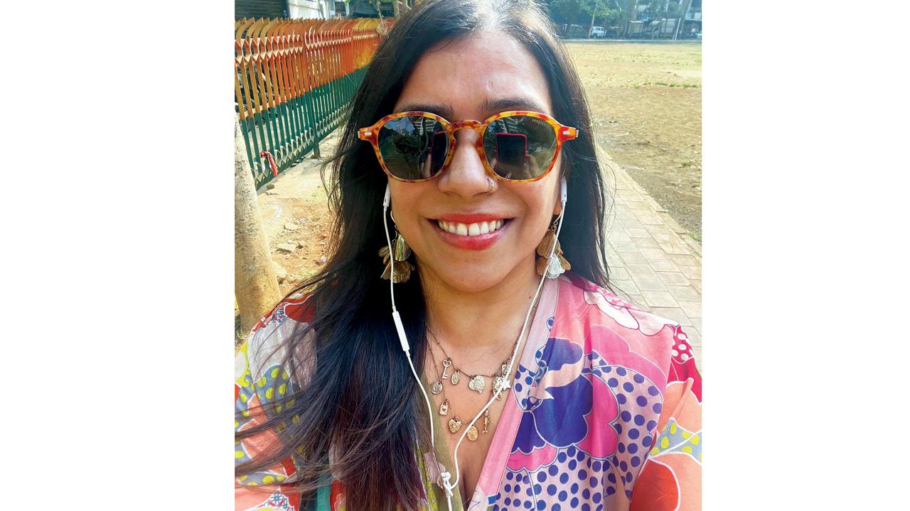  Aastha Atray Banan on her daily walk from her home in Goregaon West to Bangur Nagar metro station