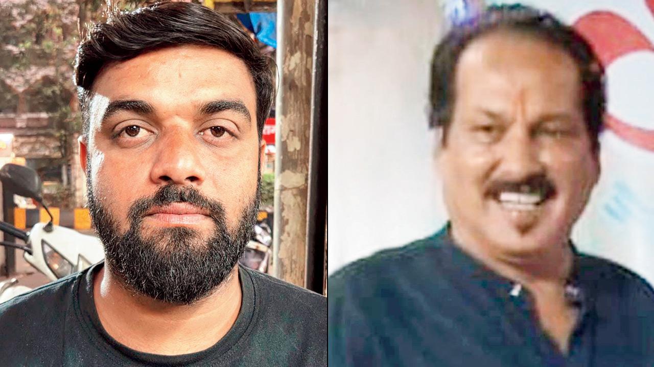 Ajit Sharma, a Panvel resident (right) Samarth Solanki, social activist