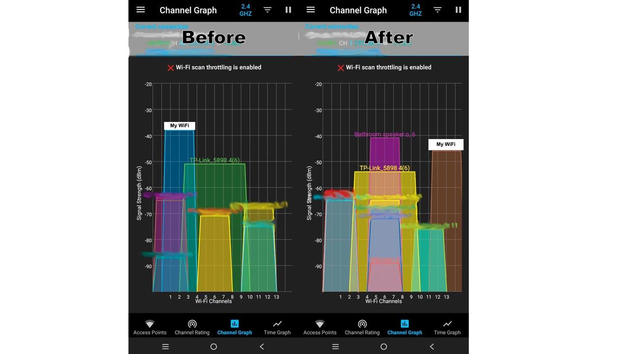 WiFi status before using our hack