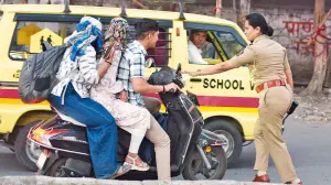 Pune traffic police book 2,649 triple-seat riders in two-day drive