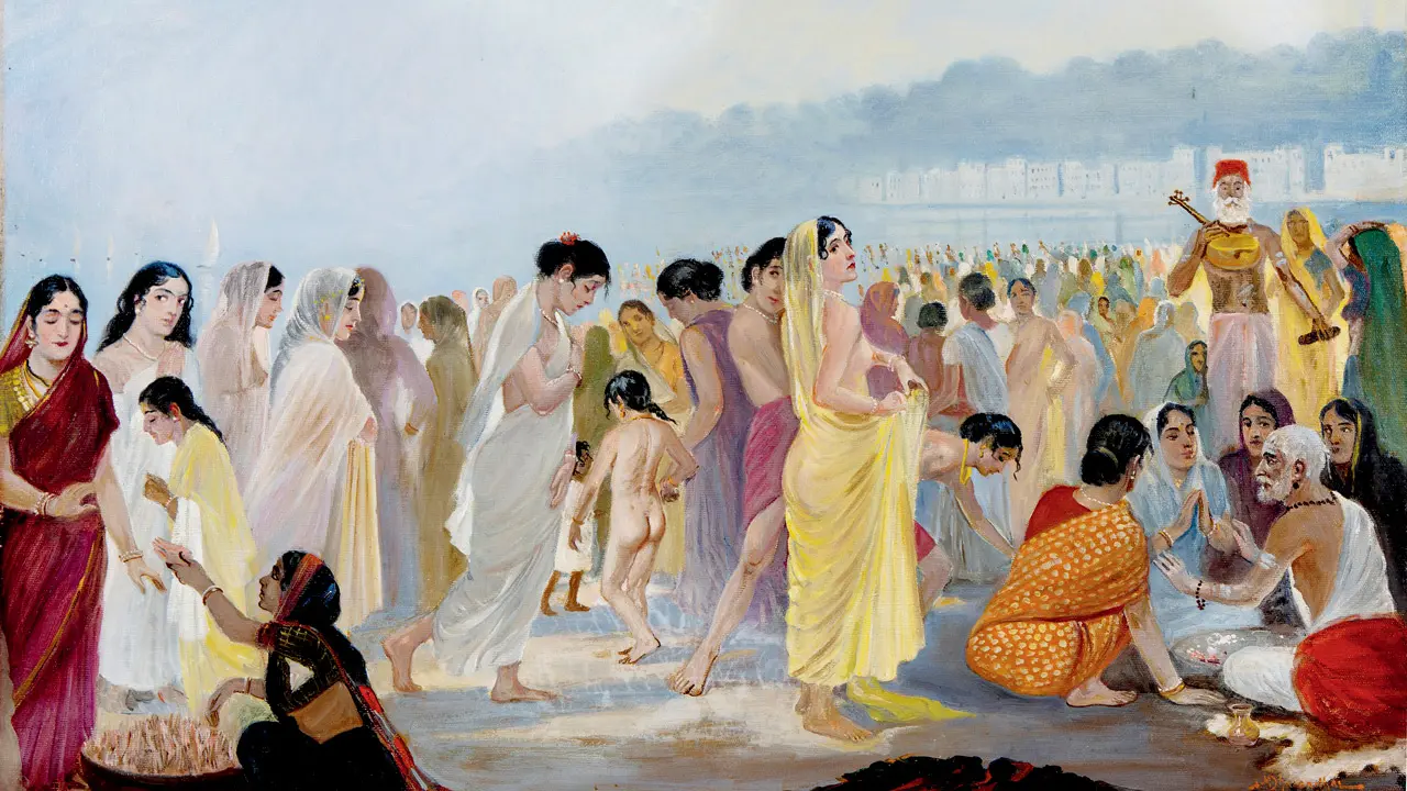 At Chowpatty Beach, MV Dhurandhar (1867-1944), c 1934