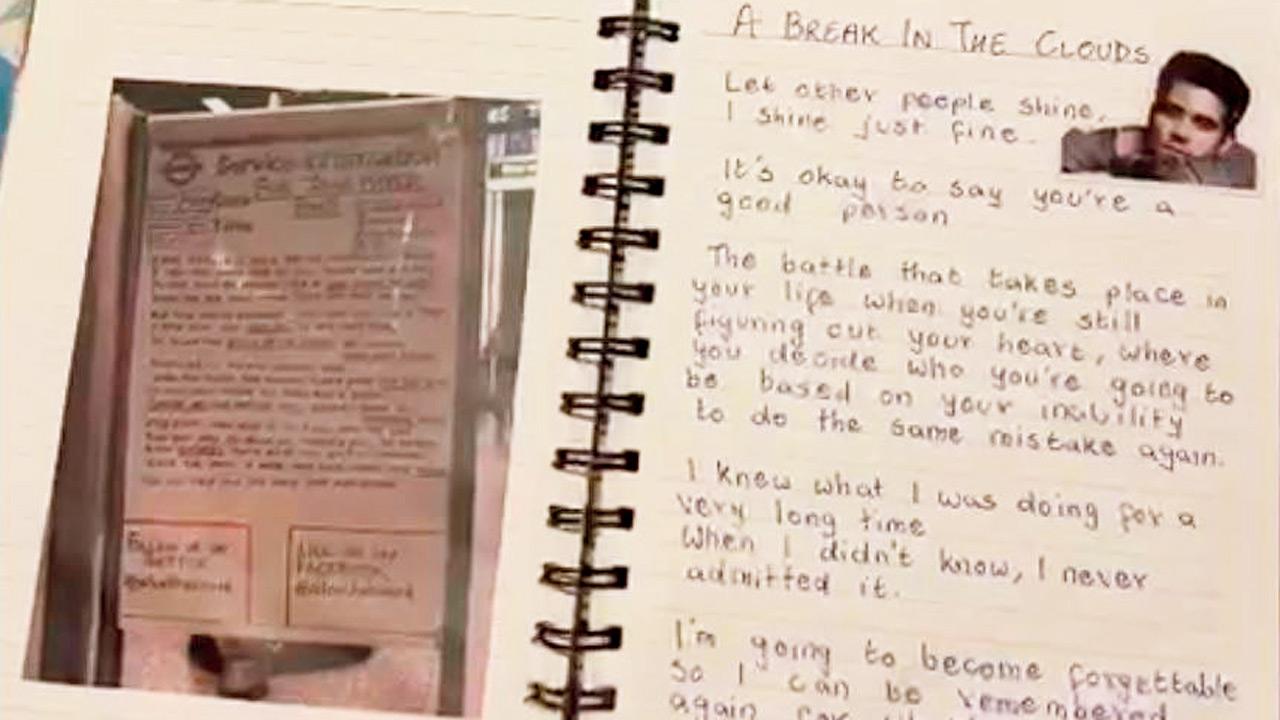 Pages from Jerusha Patel’s scrapbook dedicated to John Mayer