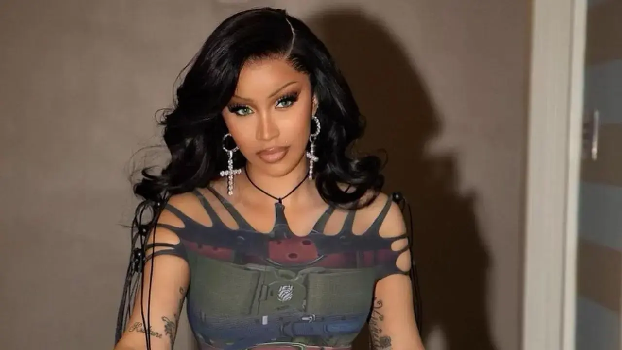 Cardi B falls down while dancing with robot ahead of Super Bowl