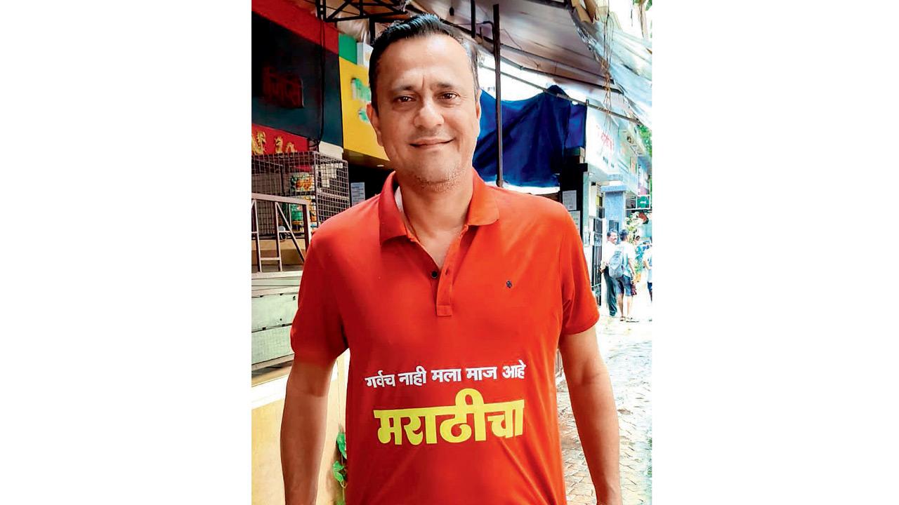 Sandeep Deshpande, MNS leader. PIC/X/@SandeepDadarMNS