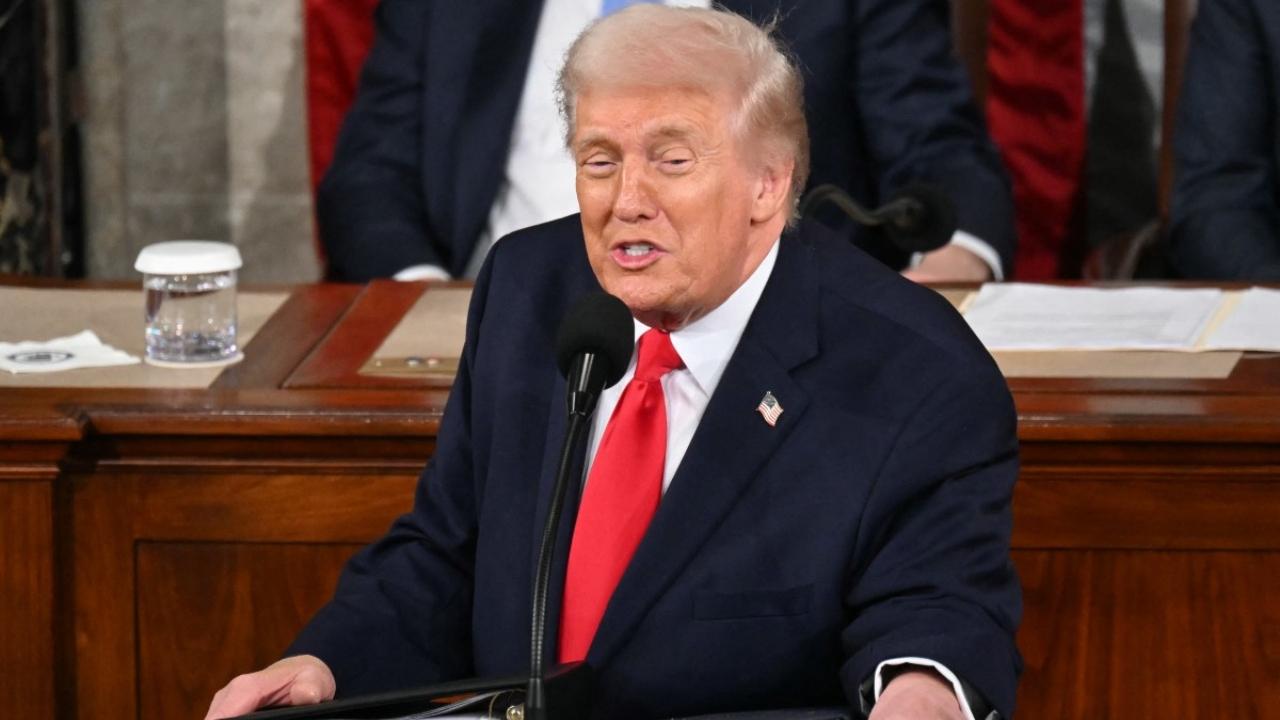 In his address, Trump was all praises for his administration. He highlighted the work done by his administration in the last nine months and even spoke about the American Hockey team winning the Olympic Gold Medal.