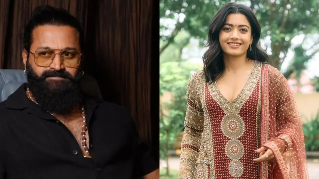 Rishab Shetty walks away when asked about Rashmika Mandanna’s wedding with Vijay