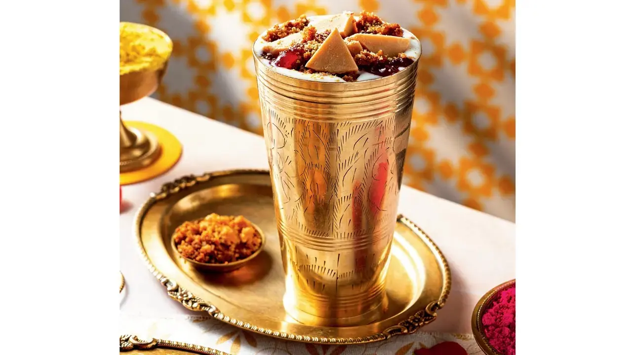 Sunday
Holi sweet treatsTake on the Maharaja Lassi Challenge if you can. Those who finish the rich, creamy drink in 60 seconds have the chance to win a festive gift hamper. Also enjoy celebratory activities and other indulgent snacks for Holi.
Time 8 am to 12 amAt Parsi Dairy Farm outlets across Mumbai (Marine Lines, Borivli, and Ghatkopar). Cost Rs 540 (one glass of Lassi)