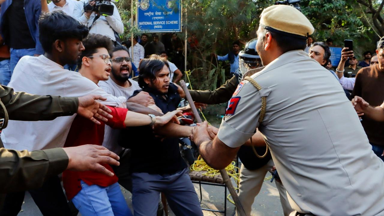 Those held JNU Students' Union (JNUSU) president Aditi Mishra, vice president Gopika Babu, former president Nitish Kumar, and joint secretary Danish Ali, among others, they said.
