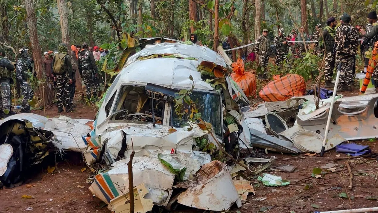 In Photos: All 7 killed in Jharkhand's Chatra air ambulance crash